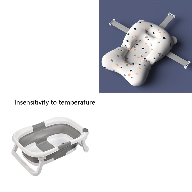 Baby Bath Floating Bed – Newborn Safety Bathtub Seat with Soft Mesh & Buoyancy Support