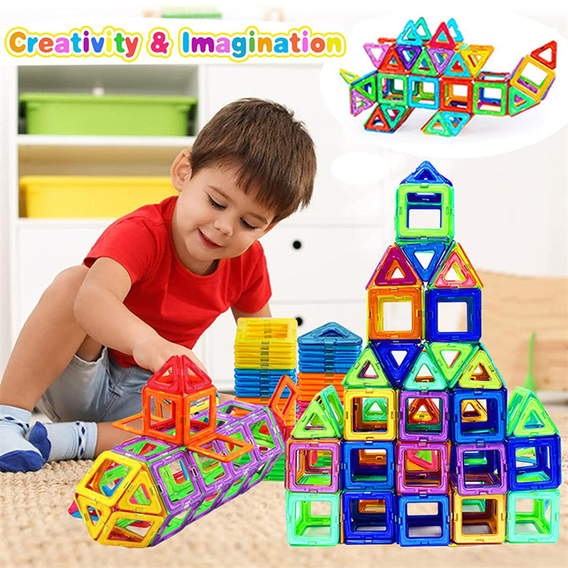 “Magnetic Building Blocks Set – Creative STEM Construction Toy for Kids, Learning & Educational Gift”